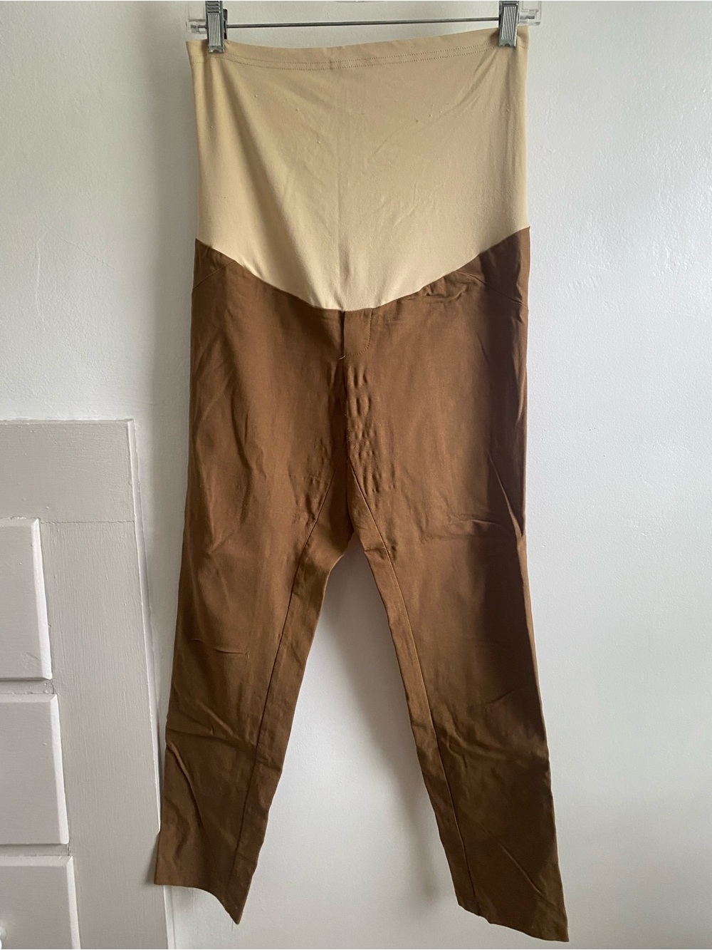 Maternity Pants in Tan